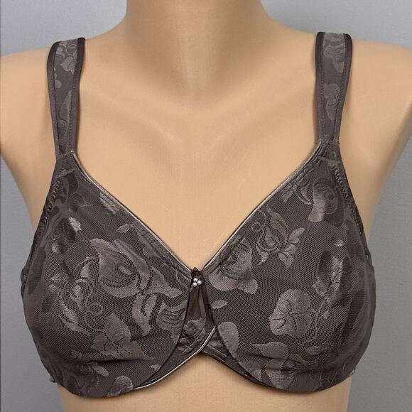 Wacoal Awareness Full Figure Seamless Underwire Bra 32D 85567 Taupe Brown New - Picture 1 of 7